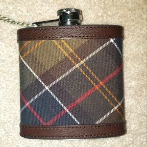 NWT Barbour Flask - stainless steel with plaid